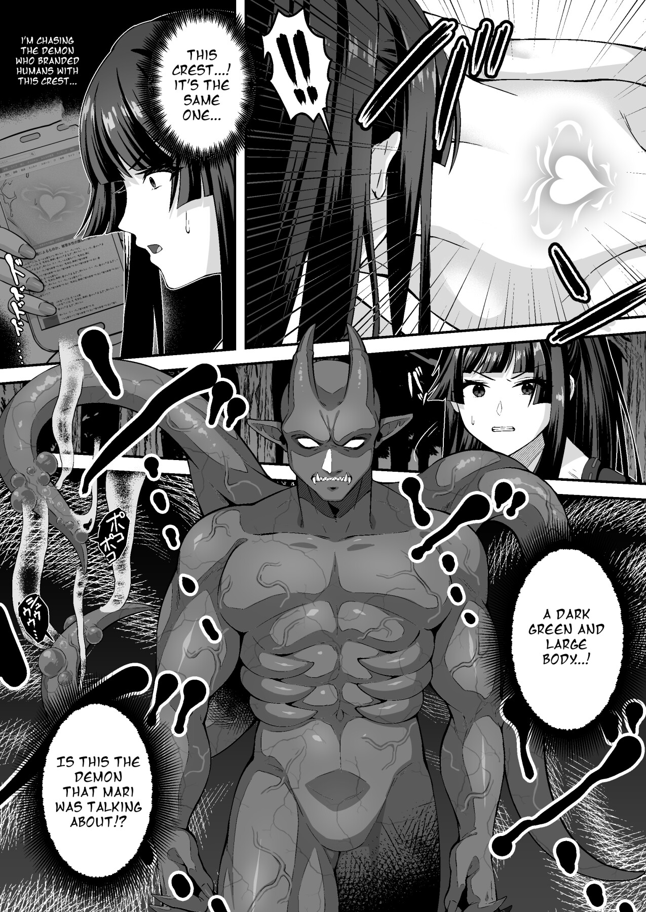 Hentai Manga Comic-The Master Demon Exorcist Doesn't Succumb to Tentacle Demon-Read-12